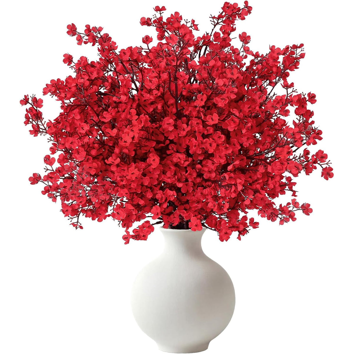 Waipfaru 30Pcs Artificial Fall Flowers Babys Breath Flower Bulk,Real Touch Silk Gypsophila Bouquets for Home Festival Decor
