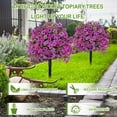 Waipfaru Outdoor Artificial Flower Decorations,22inch Fake Daisies Shrub with Eucalyptus Leaves,UV Resistant Artificial Plant for Indoor Outdoor Front Porch Gardens