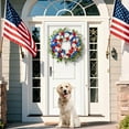 Waipfaru 22inch Spring Wreath for Front Door,Artificial Floral Wreath for Home Decoration