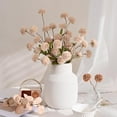Waipfaru 12pcs Fake Silk Pompon Mum Artificial Flowers,Small Faux Chrysanthemums with Stems,Realistic Floral Decorations for Wedding DIY Bouquet Centerpieces Shower Vase Home Decor