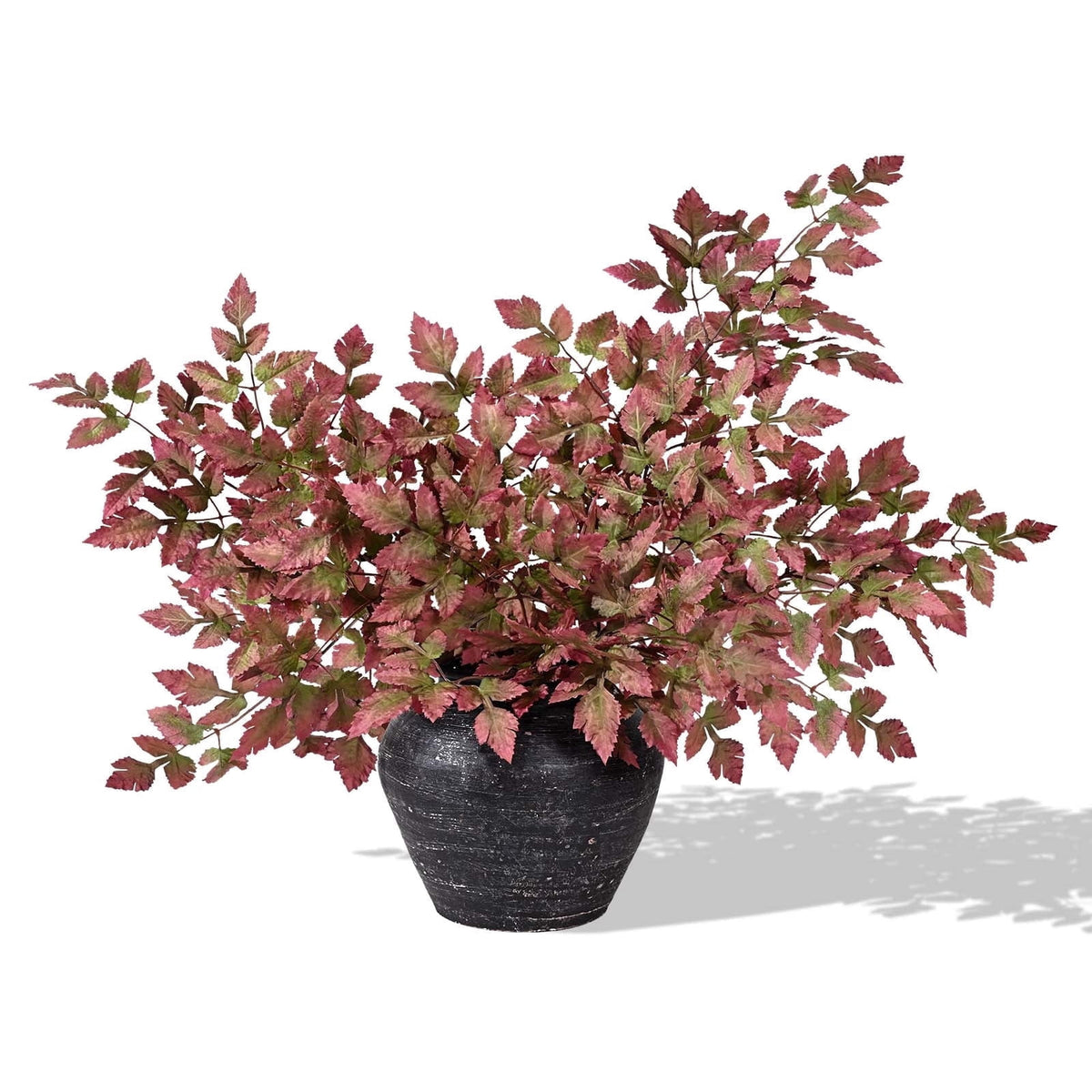 Waipfaru Artificial Cimicifuga Plant Leaf Spray ,Faux Fall Spray Silk Plants for Home Vase Garden Farmhouse Table Mantel Decor