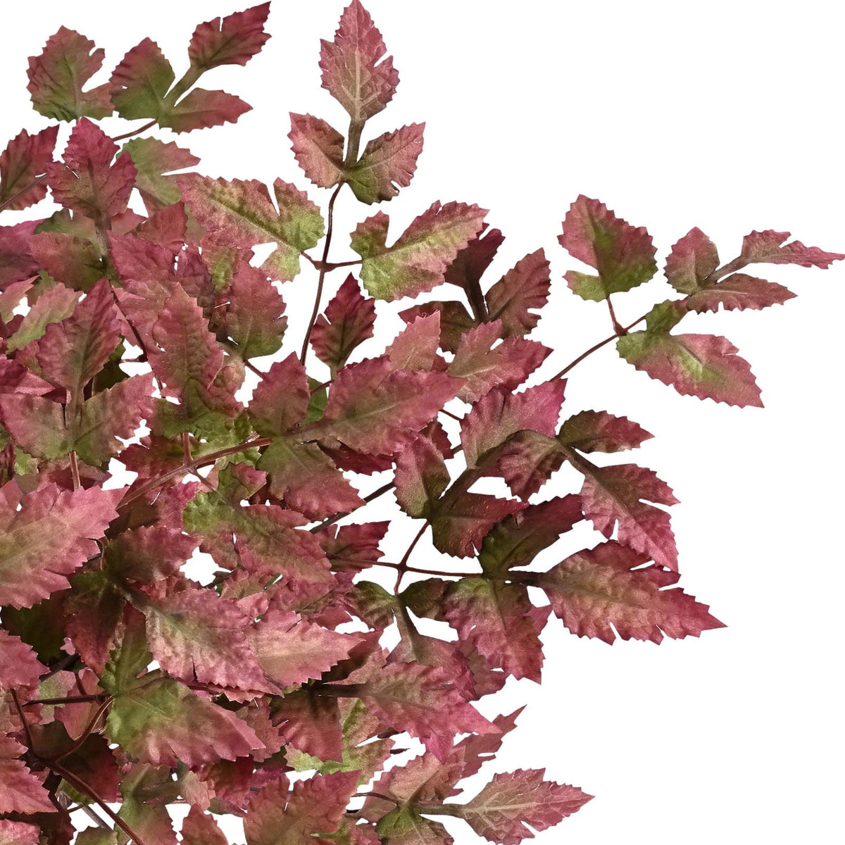 Waipfaru Artificial Cimicifuga Plant Leaf Spray ,Faux Fall Spray Silk Plants for Home Vase Garden Farmhouse Table Mantel Decor