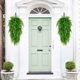 Waipfaru Artificial Hanging Plants Fern Vine,4 Pack Fake Ivy Leaves Plastic Plants, Faux UV Resistant Greenery Decor for Indoors & Outdoors