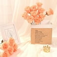 Waipfaru Glitter Roses Bouquet,24pcs Glitter Artificial Flowers,DIY Glitter Everlasting Rose Bouquet with Stem for Valentine's Day,Engagement,Anniversary,Wedding