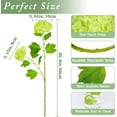 Waipfaru 4Pcs Real Touch Hydrangea Artificial Flower ,27inch Latex Long Stem Hydrangea Flower Bouquets for Home Party Wedding Table Decor