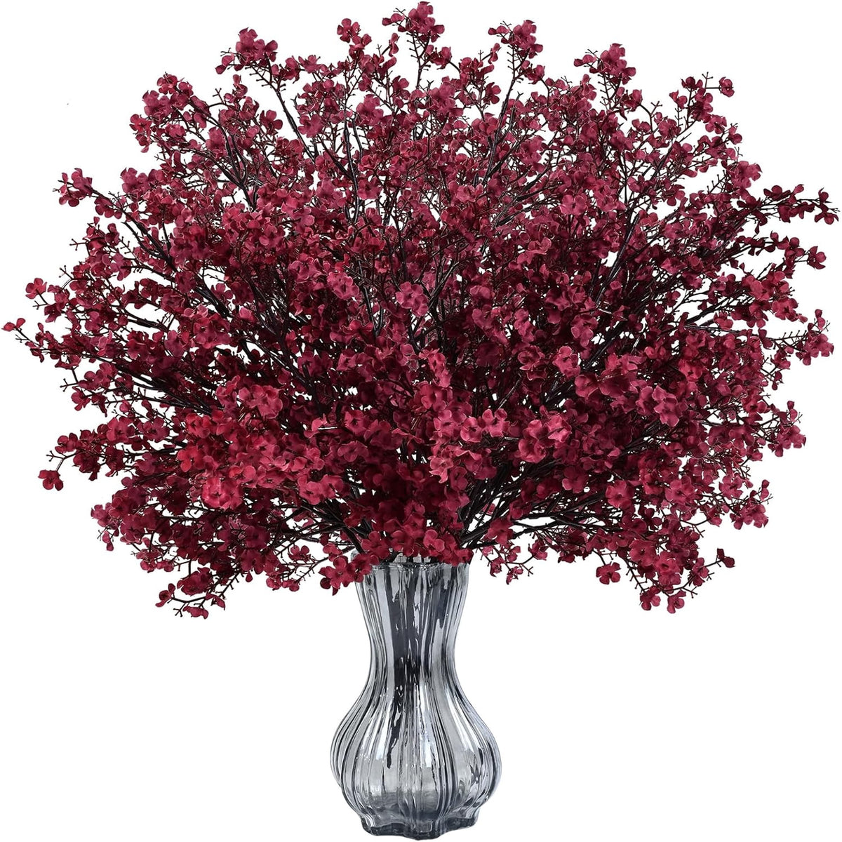 Waipfaru 20Pcs Artificial Fall Flowers Babys Breath Flower Bulk,Real Touch Silk Gypsophila Bouquets for Home Festival Decor