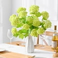 Waipfaru 4Pcs Real Touch Hydrangea Artificial Flower ,27inch Latex Long Stem Hydrangea Flower Bouquets for Home Party Wedding Table Decor